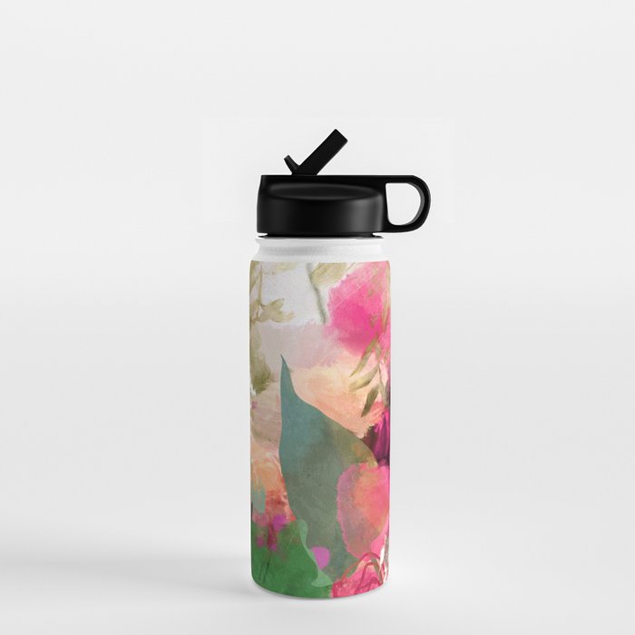 pink summer wind Water Bottle Gallery Image 1