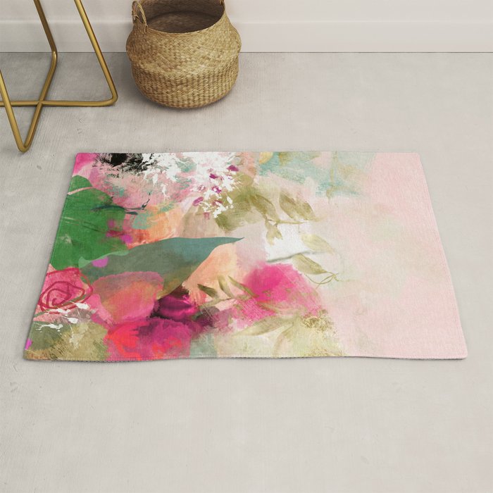 pink summer wind Rug Gallery Image 1