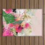 pink summer wind Outdoor Rug Gallery Image 1