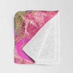 pink summer wind Throw Blanket Gallery Image 3