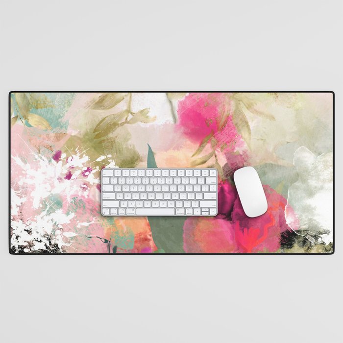 pink summer wind Desk Mat Gallery Image 1