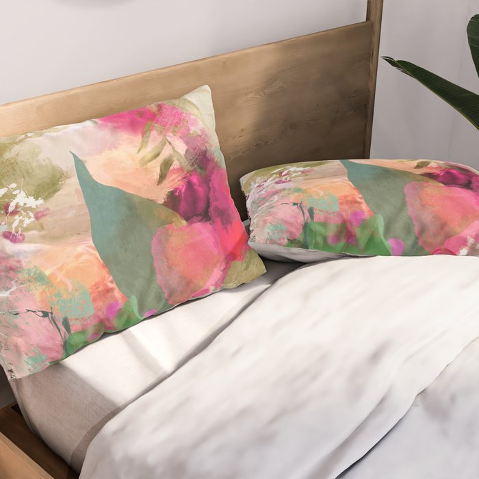 pink summer wind Pillow Sham Gallery Image 2