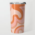 Groovy Swirl - Earth Tones Travel Mug Gallery Image 2