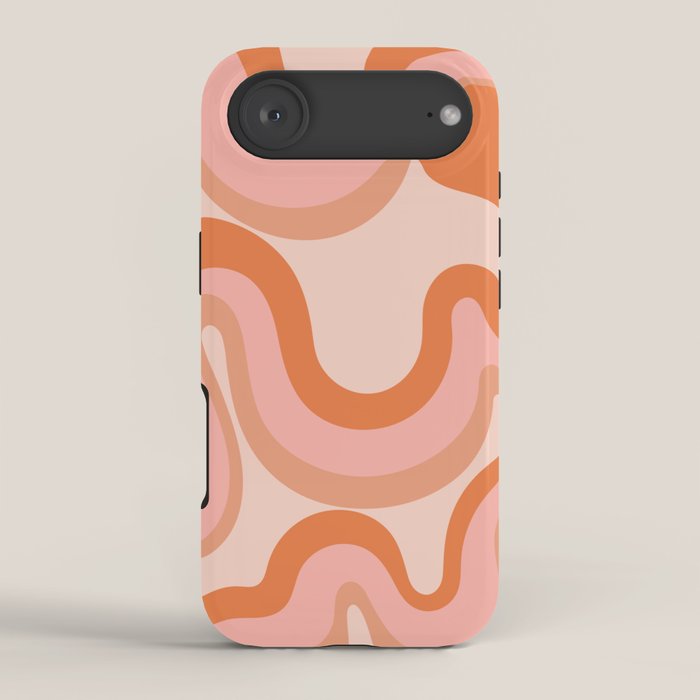 Groovy Swirl - Earth Tones iPhone Case Gallery Image 2