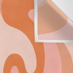 Groovy Swirl - Earth Tones Wall Tapestry Gallery Image 3