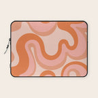 Groovy Swirl - Earth Tones Laptop Sleeve Gallery Image 1