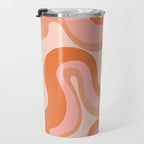 Groovy Swirl - Earth Tones Travel Mug Gallery Image 3