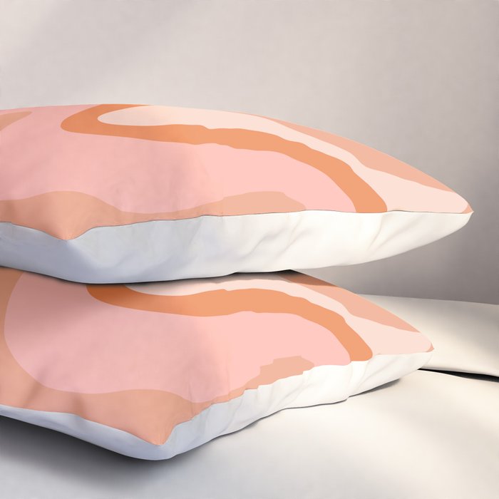 Groovy Swirl - Earth Tones Pillow Sham Gallery Image 3