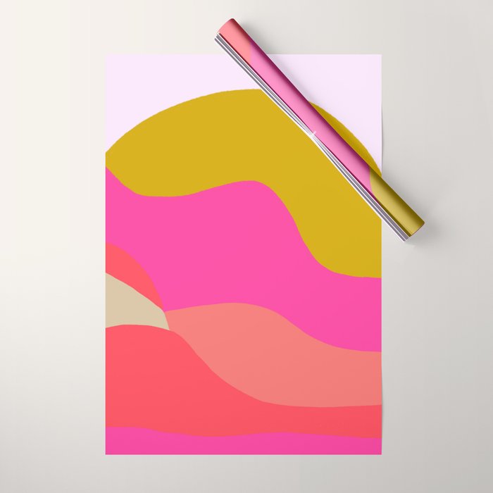 Adelaida, mountain sunset Wrapping Paper Gallery Image 1
