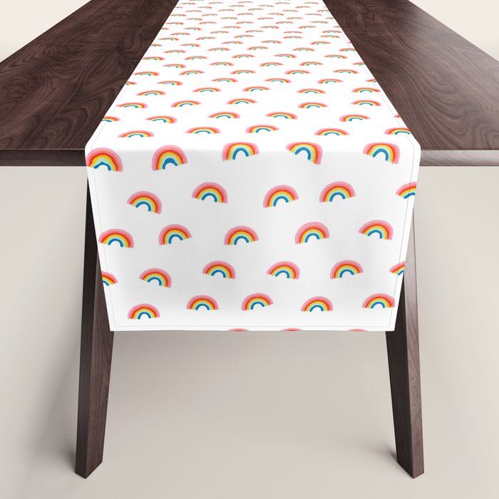 Happy Rainbow Table Runner Gallery Image 1