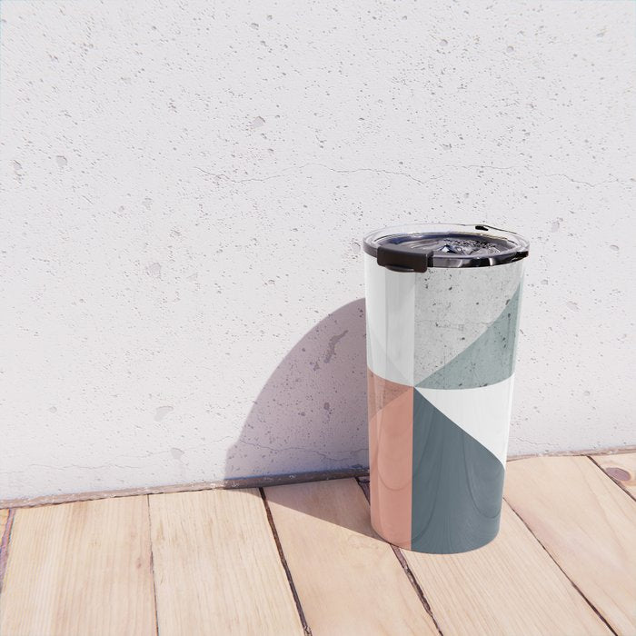 Modern Geometric 11 Travel Mug Gallery Image 4
