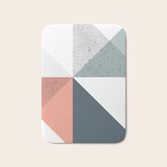 Modern Geometric 11 Bath Mat Gallery Image 1