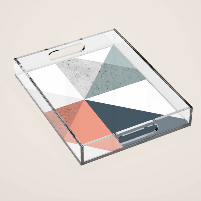 Modern Geometric 11 Acrylic Tray Gallery Image 1