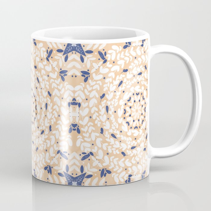 Pink Circular Nature Tiles PB Coffee Mug Gallery Image 1