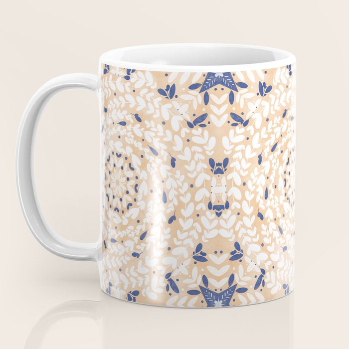 Pink Circular Nature Tiles PB Coffee Mug Gallery Image 3