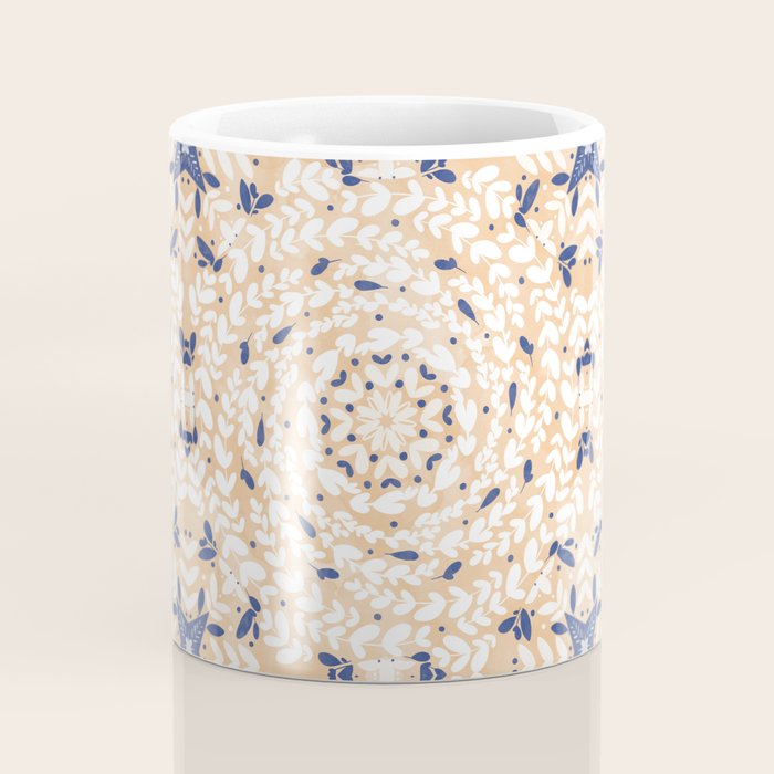 Pink Circular Nature Tiles PB Coffee Mug Gallery Image 4