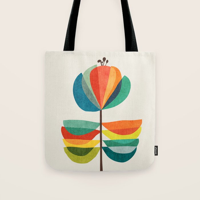 Whimsical Bloom Tote Bag Gallery Image 1