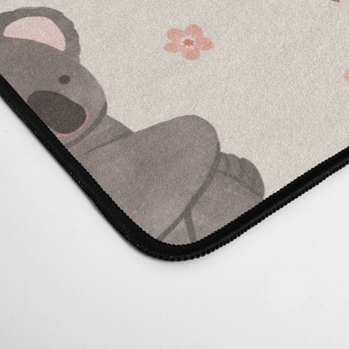 Koala and Eucalyptus Pattern Desk Mat Gallery Image 4