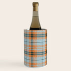fall plaid - orange and blue Wine Chiller Gallery Image 3