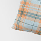 fall plaid - orange and blue Pillow Sham Gallery Image 4