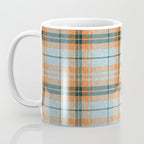 fall plaid - orange and blue Coffee Mug Gallery Image 3