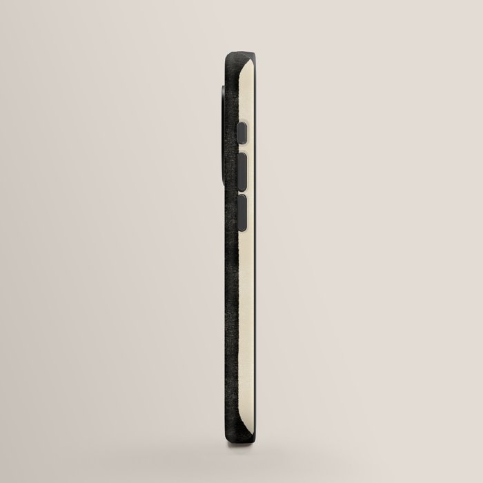 Cabana Stripe - black & cream iPhone Case Gallery Image 2
