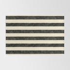 Cabana Stripe - black & cream Rug Gallery Image 2