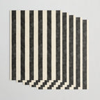 Cabana Stripe - black & cream Wrapping Paper Gallery Image 3