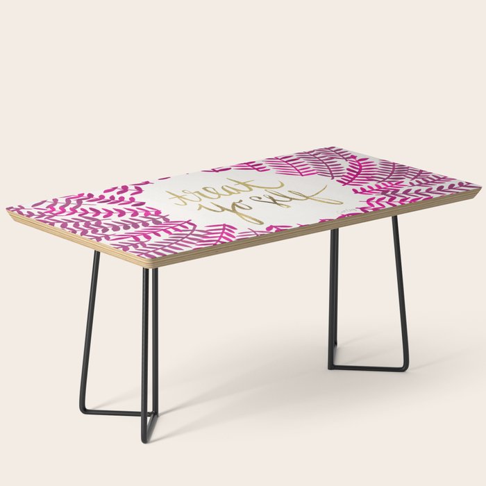 Treat Yo Self â Pink & Gold Coffee Table Gallery Image 1