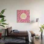Treat Yo Self â Pink & Gold Wood Wall Art Gallery Image 2