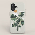Cat and Plant 11 iPhone Case Gallery Image 1