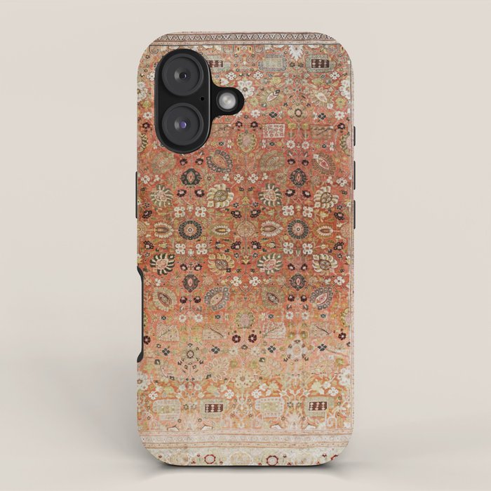 Antique Tabriz Persian Rug Print iPhone Case Gallery Image 1
