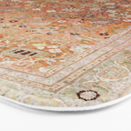 Antique Tabriz Persian Rug Print Bath Mat Gallery Image 3