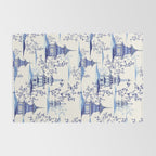 Chinoiserie Pagoda Pattern Rug Gallery Image 2