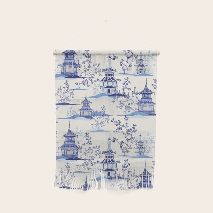 Chinoiserie Pagoda Pattern Wall Hanging Gallery Image 1