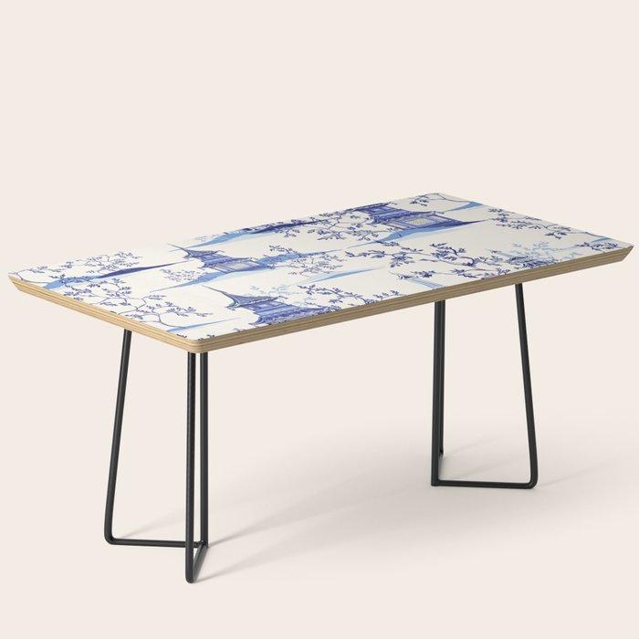 Chinoiserie Pagoda Pattern Coffee Table Gallery Image 1