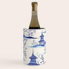 Chinoiserie Pagoda Pattern Wine Chiller Gallery Image 2