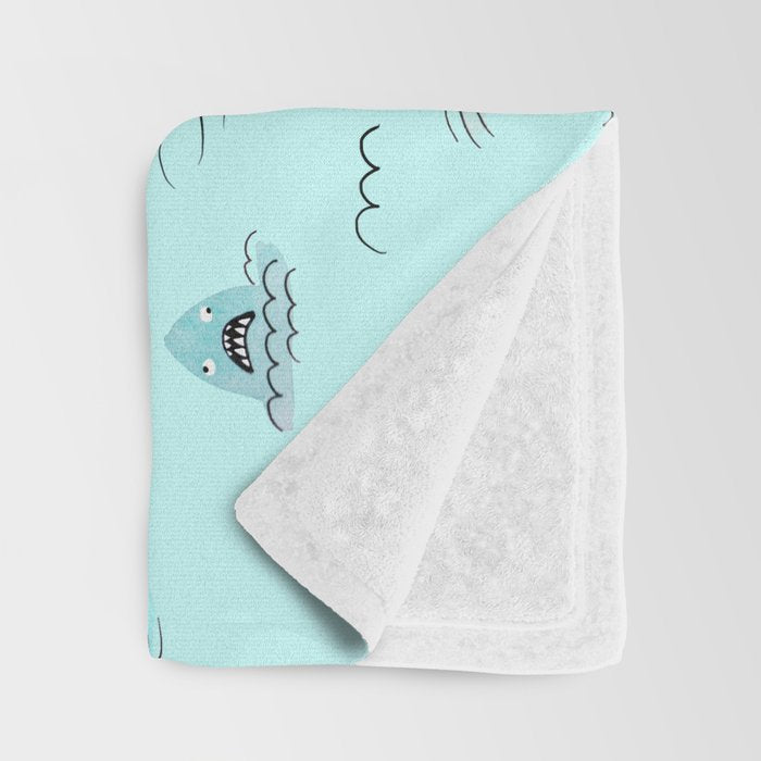 Sharkhead - Shark Pattern Throw Blanket Gallery Image 3