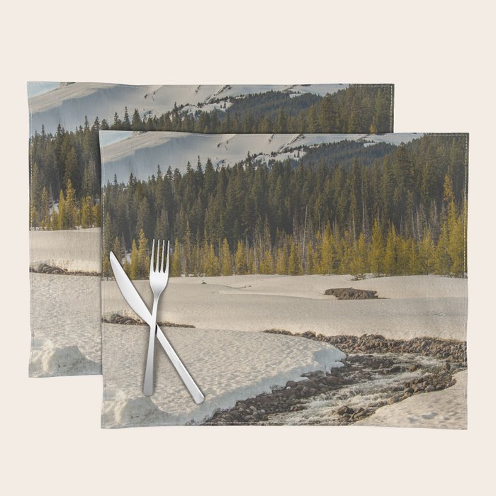 Marvelous Mount Hood at sunset Placemat Gallery Image 1