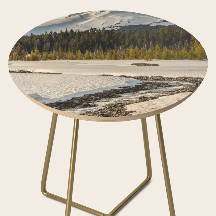 Marvelous Mount Hood at sunset Side Table Gallery Image 2