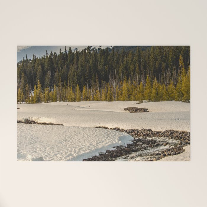 Marvelous Mount Hood at sunset Welcome Mat Gallery Image 1