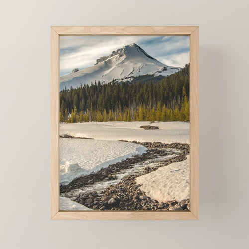 Marvelous Mount Hood At Sunset Mini Art Print
