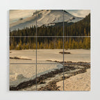 Marvelous Mount Hood at sunset Wood Wall Art Gallery Image 1