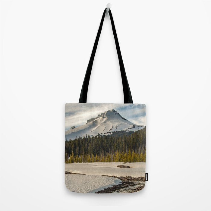 Marvelous Mount Hood at sunset Tote Bag Gallery Image 2