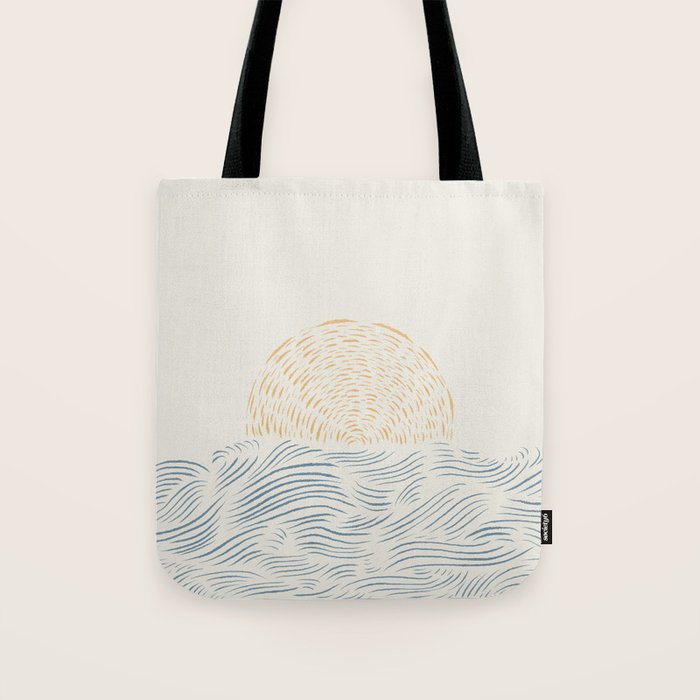 Line Abstraction landscape 001  Tote Bag Gallery Image 1
