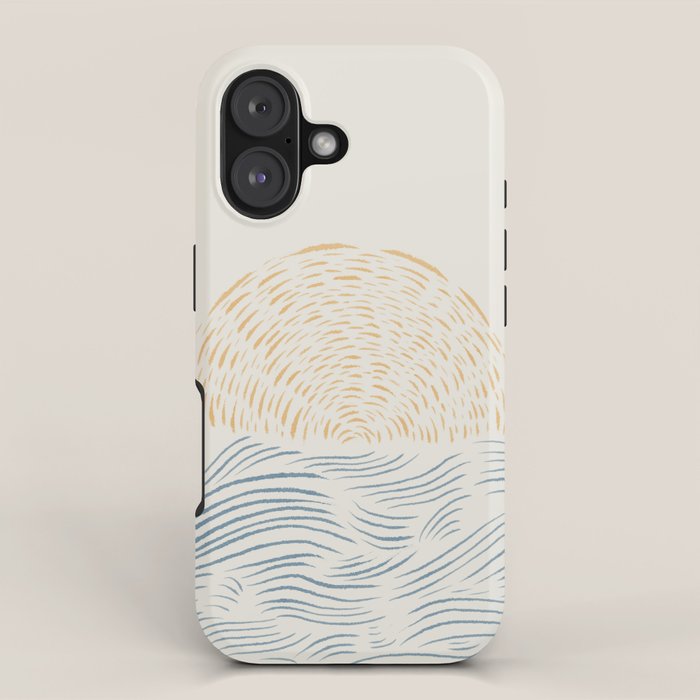 Line Abstraction landscape 001  iPhone Case Gallery Image 1