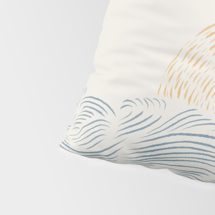 Line Abstraction landscape 001  Pillow Sham Gallery Image 4