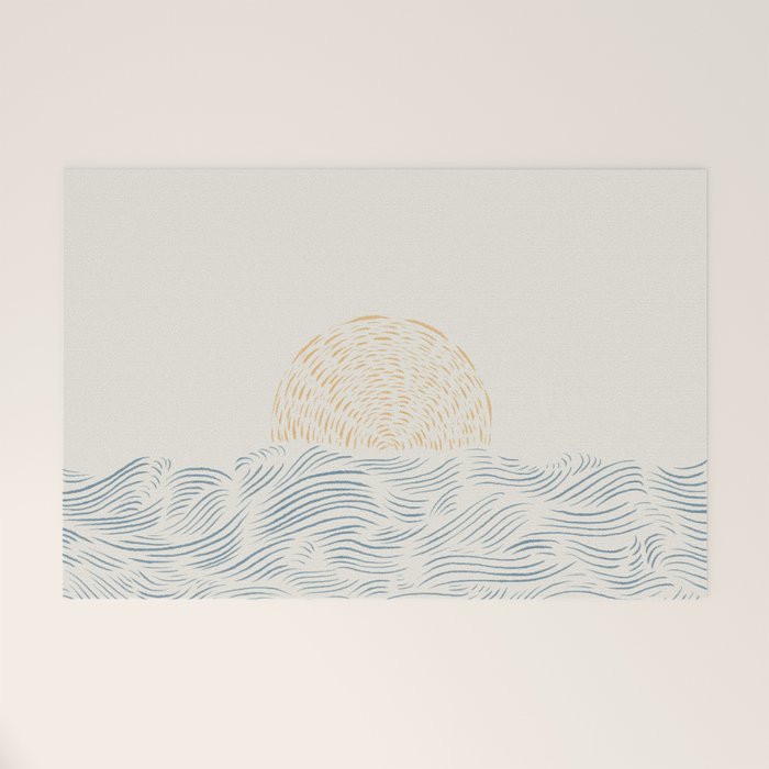 Line Abstraction landscape 001  Welcome Mat Gallery Image 1