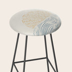 Line Abstraction landscape 001  Stool Gallery Image 2