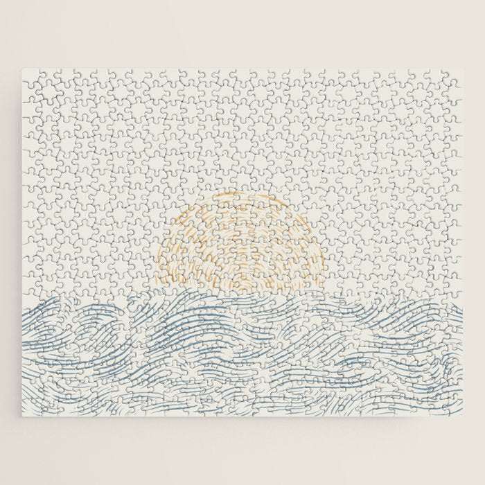 Line Abstraction landscape 001  Jigsaw Puzzle Gallery Image 1